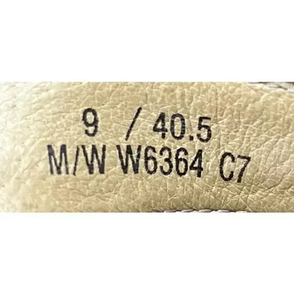 Born Sandals BrownLeather Open Toe Criss Cross Straps Platform Wedge Size 9 - Picture 9 of 9